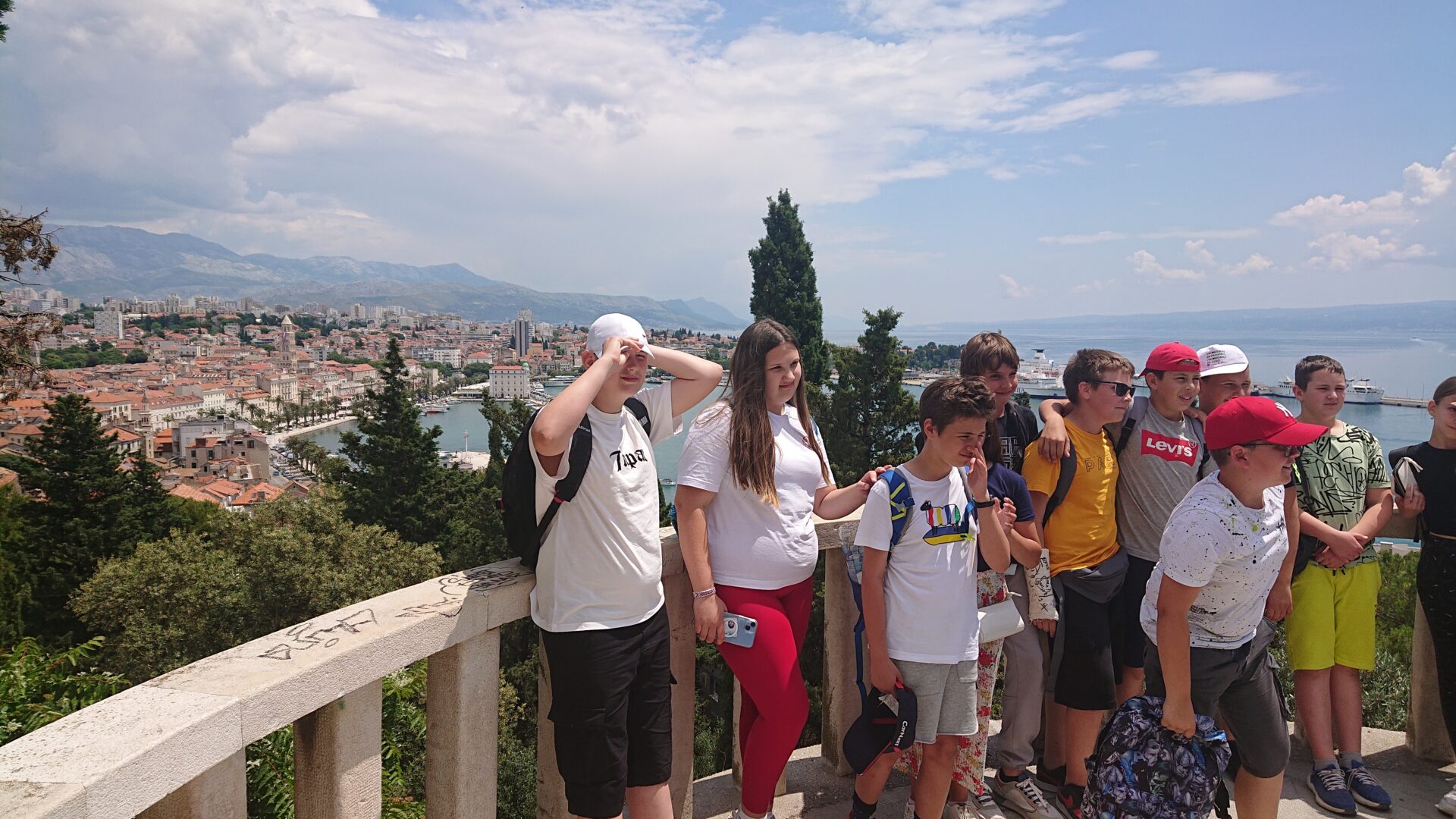 Pogled na Split i palaću kao jezgru grada