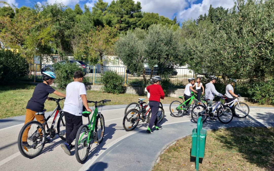 Izvanučionička nastava na Školskom prometnom poligonu Auto kluba Split u Splitu