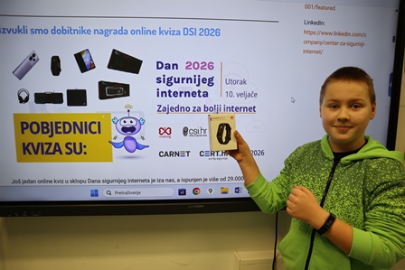 Nagrada povodom Dana sigurnijeg Interneta