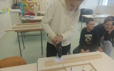 Izrada izložbene police za školsku knjižnicu